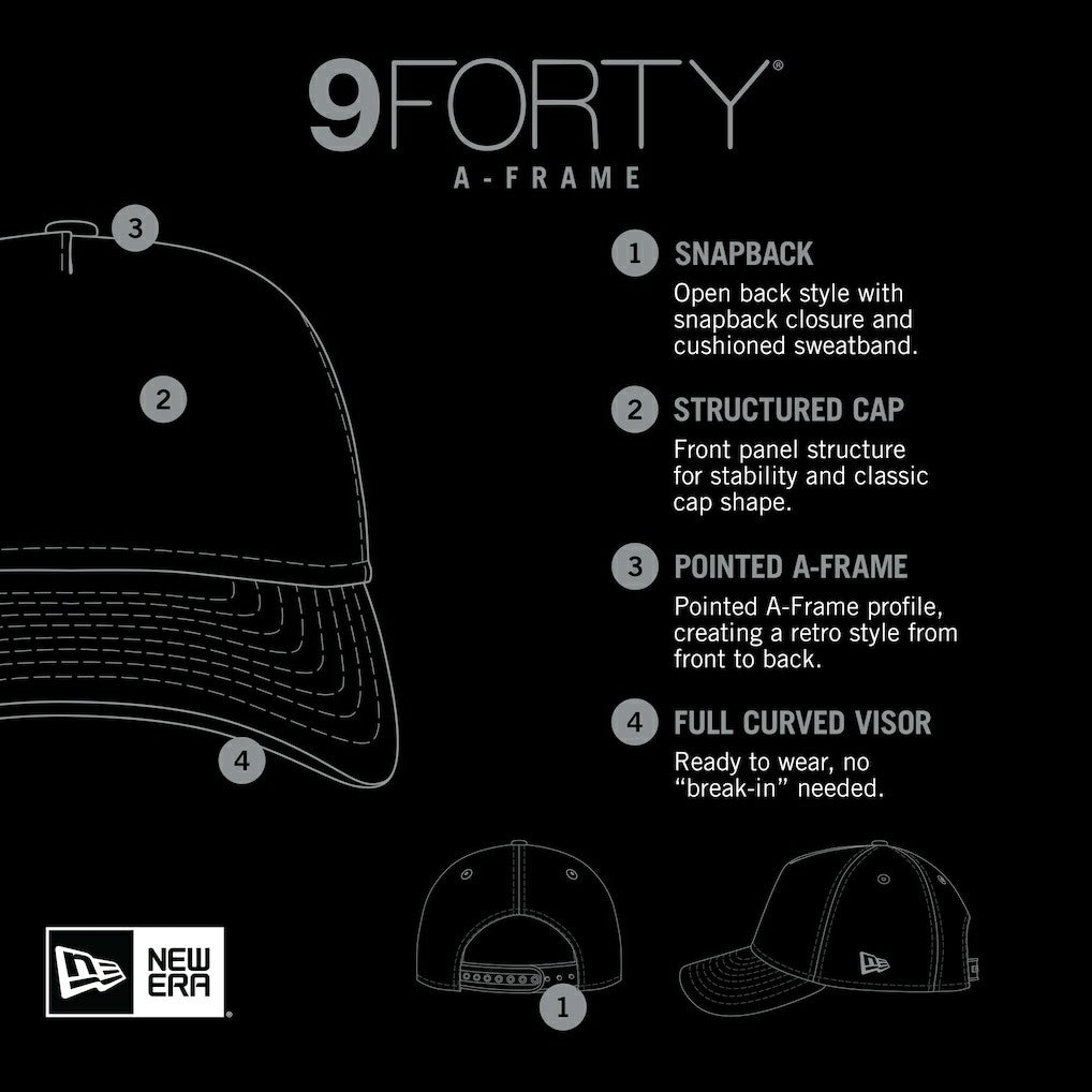 Buffalo Bills New Era Stacked A-Frame Trucker 9FORTY Adjustable Hat - White/Royal cheap