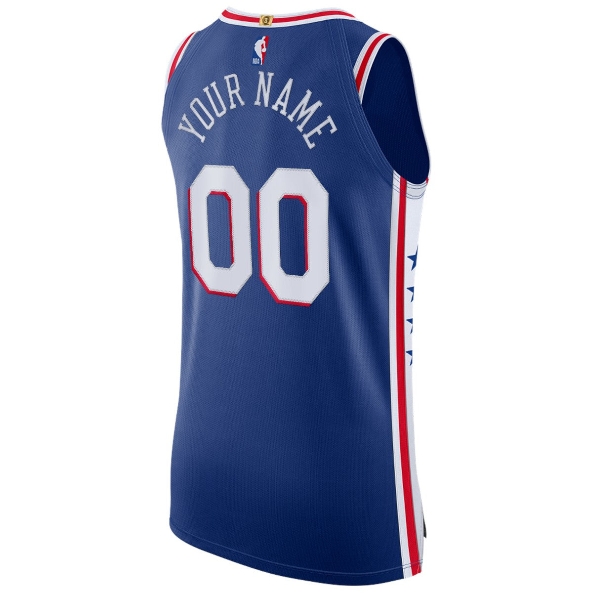 Philadelphia 76ers Custom Authentic Jersey - Icon Edition - Royal | Nike sale