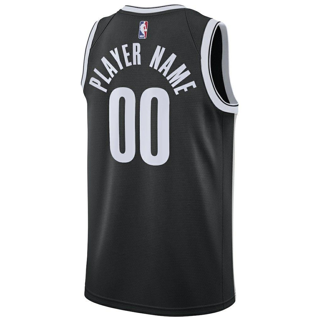 Brooklyn Nets 2020/21 Swingman Custom Jersey - Icon Edition - Black | Nike online