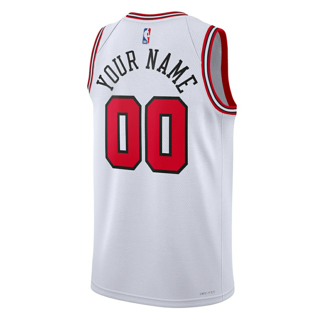Chicago Bulls Unisex Swingman Custom Jersey White - Association Edition | Nike for sale