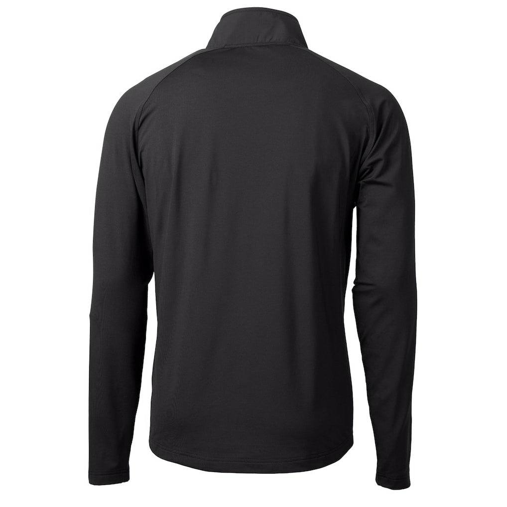 San Francisco 49ers Cutter & Buck Helmet Adapt Eco Knit Hybrid Recycled Quarter-Zip Pullover Top - Black online