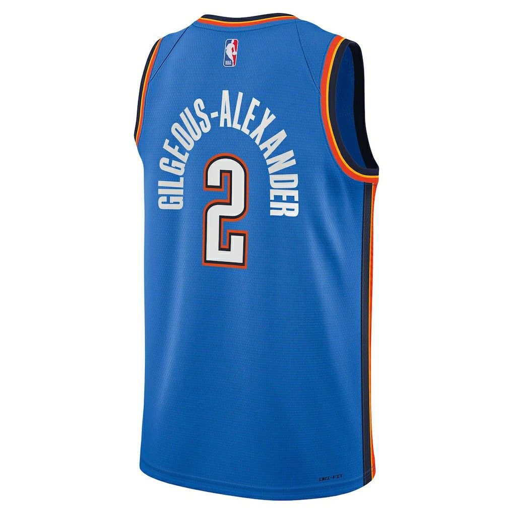 Shai Gilgeous-Alexander Oklahoma City Thunder Youth Swingman Jersey sale - Icon Editi- Blue | Nike discount