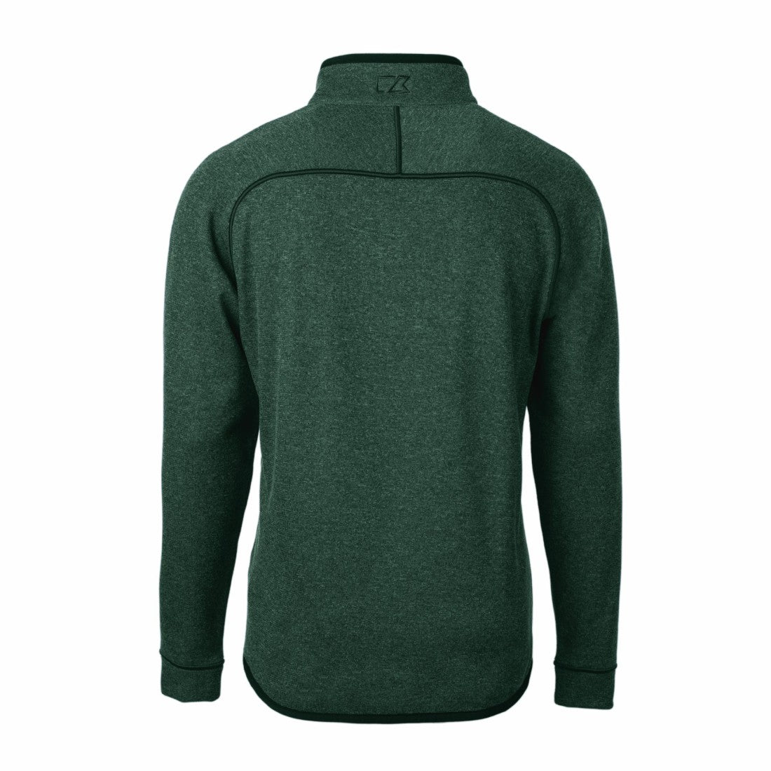 Green Bay Packers Cutter & Buck Helmet Mainsail Sweater-Knit Half-Zip Pullover Jacket - Hunter Green for sale