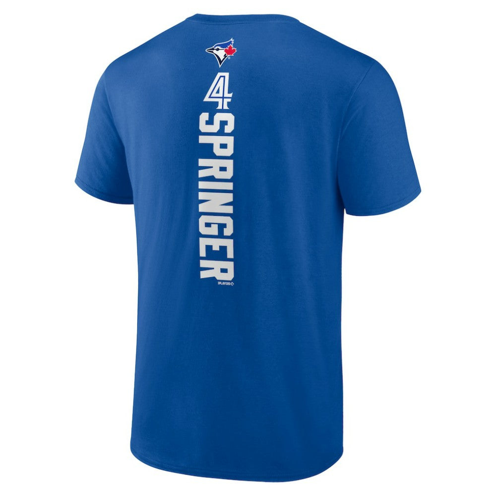 George Springer Toronto Blue Jays Playmaker Name & Number T-Shirt - Royal