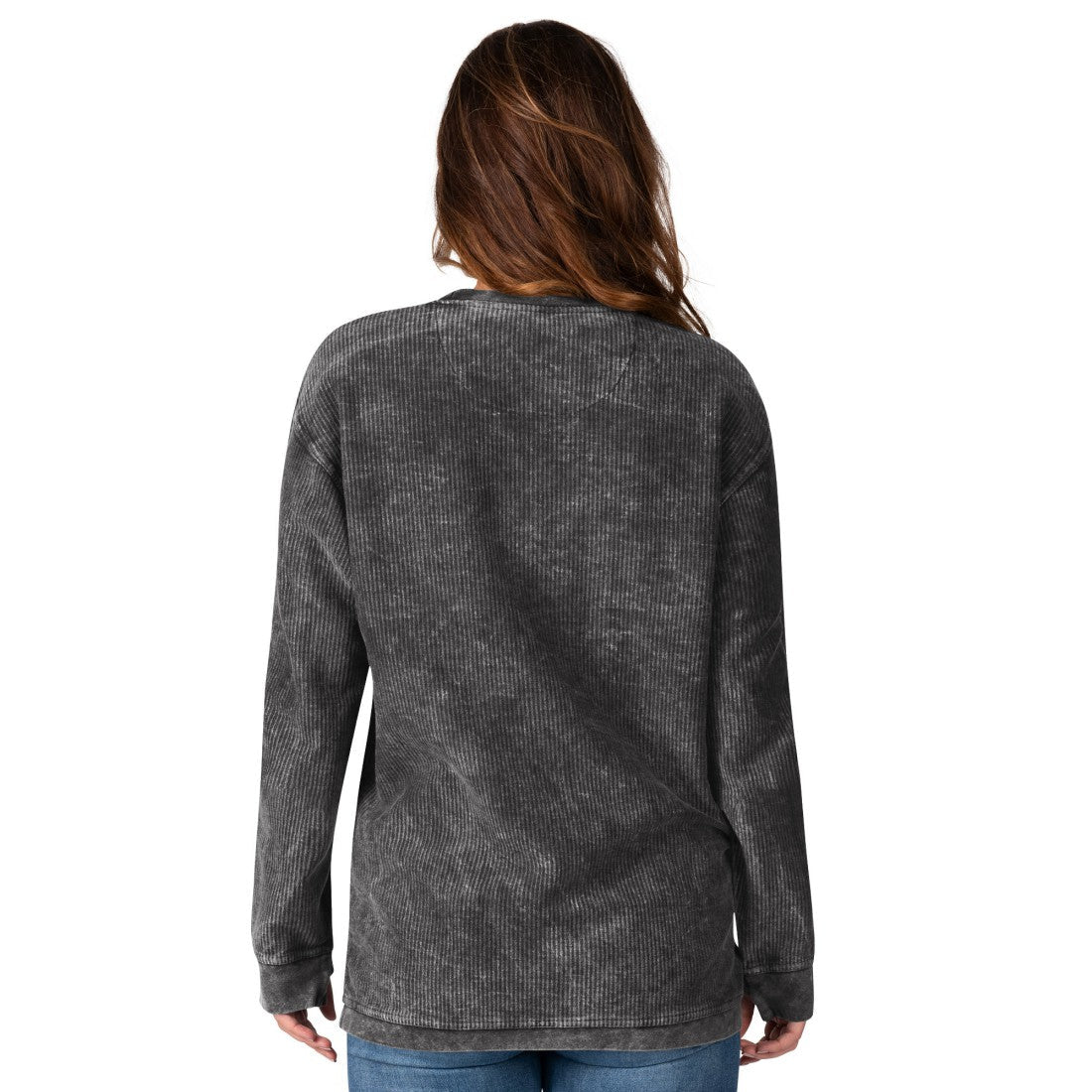 Minnesota Vikings G-III 4Her by Carl Banks Women's Comfy Cord Sweatshirt - Gray sale