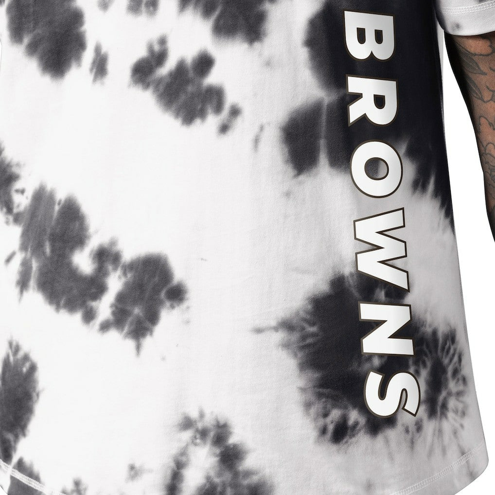 Cleveland Browns MSX by Michael Strahan Freestyle Tie-Dye T-Shirt - Black outlet