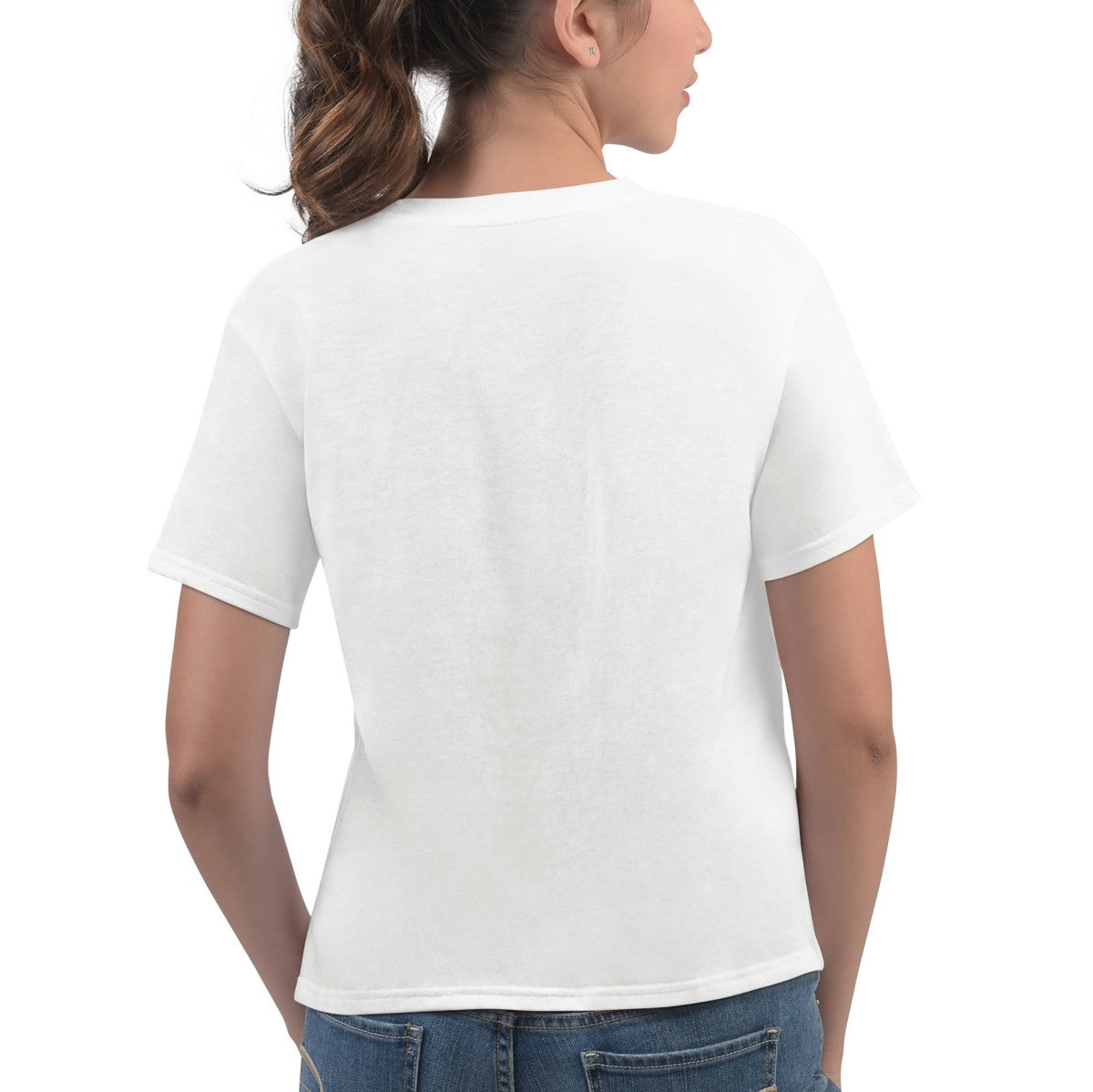 Phoenix Suns G-III 4Her by Carl Banks Women's Play the Ball Cropped T-Shirt - White outlet