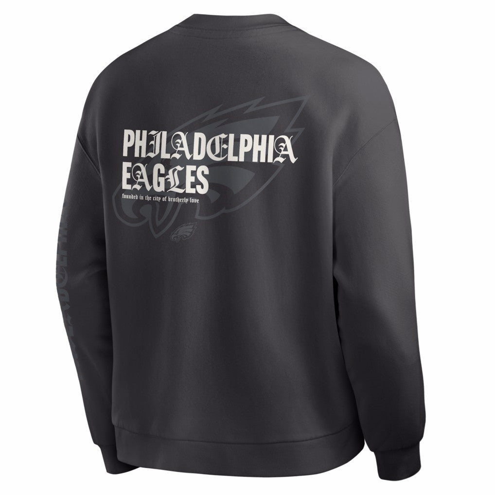 Philadelphia Eagles Oversized Type Play Multi Sweatshirt - Black outlet