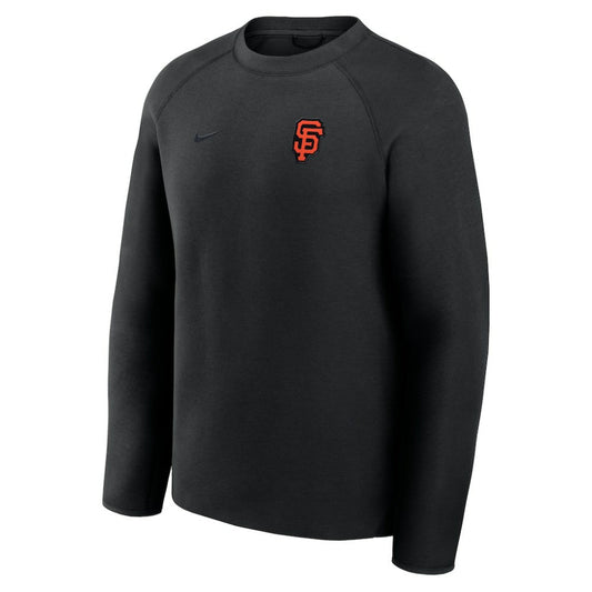 San Francisco Giants Tech Fleece Raglan Sweatshirt - Black | Nike