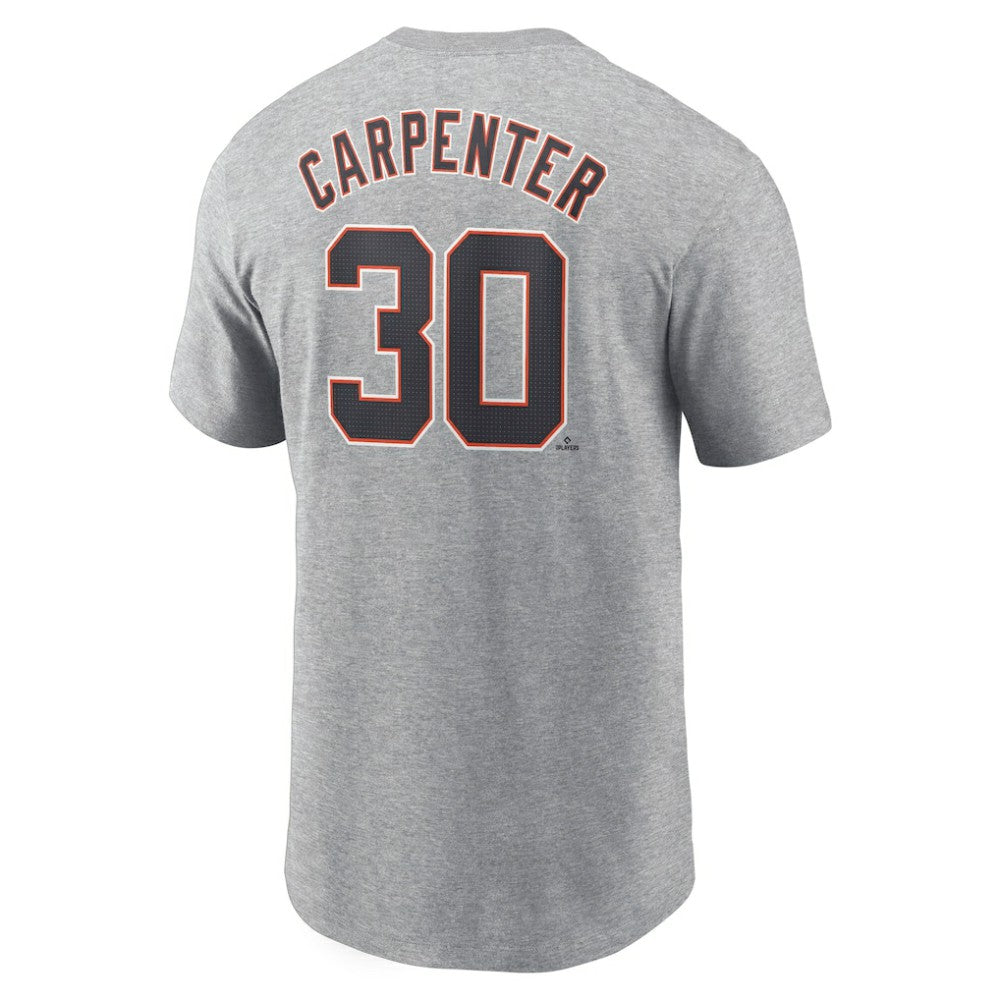 Kerry Carpenter Detroit Tigers Fuse Name & Number T-Shirt - Gray | Nike