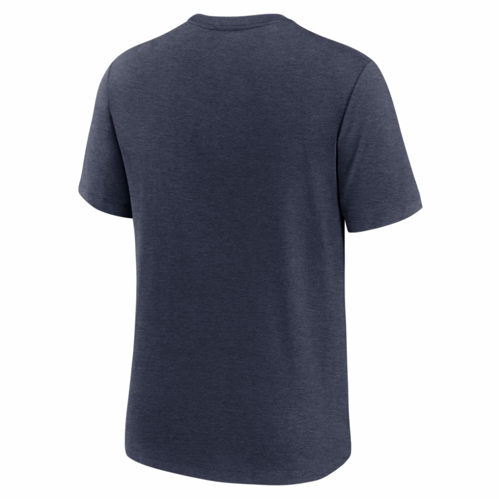 Chicago Cubs Electric Bear Tri-Blend T-Shirt - Heather Navy | Nike