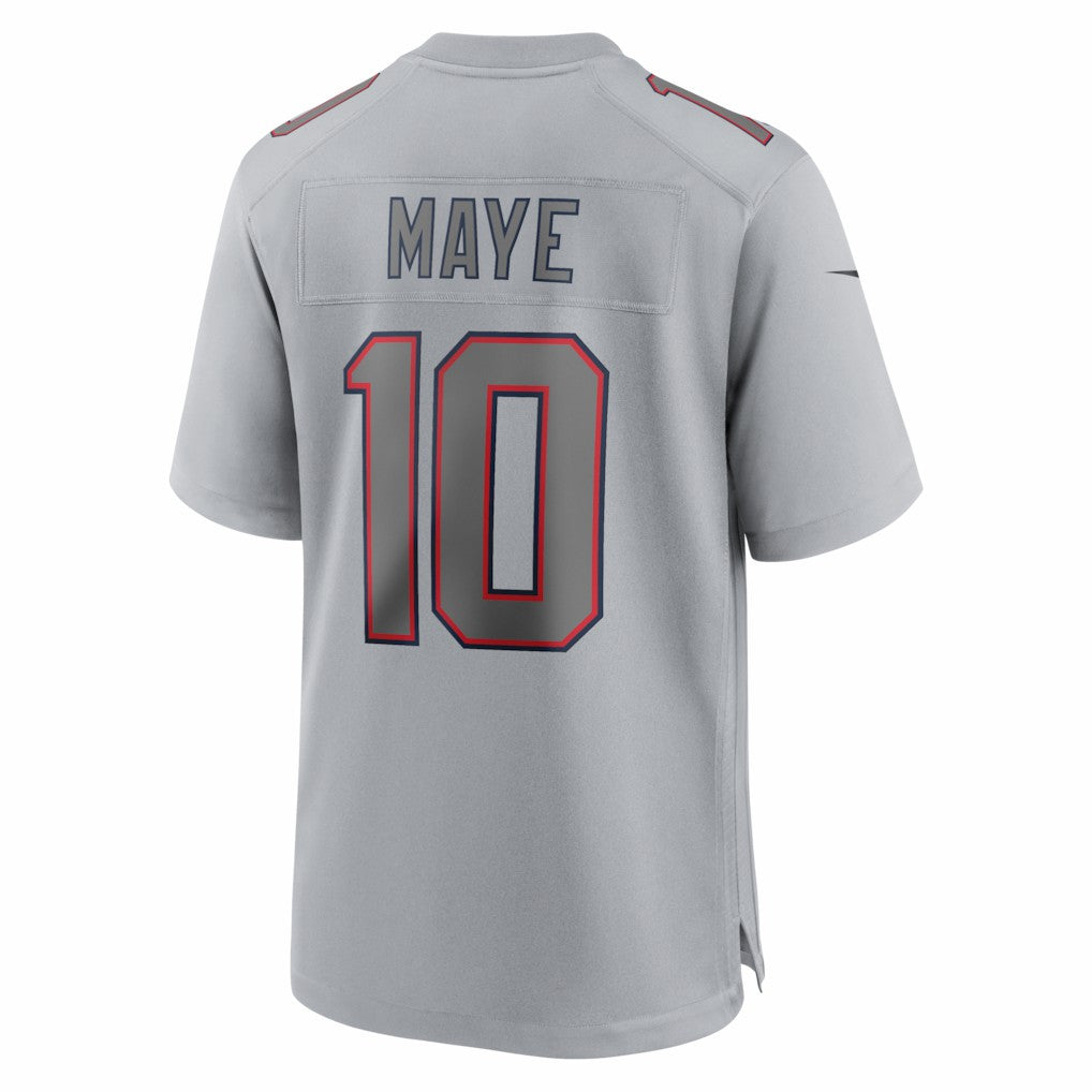 Drake Maye New England Patriots Atmosphere Fashion Game Jersey - Gray | Nike online