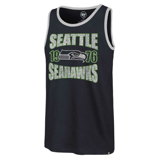 Seattle Seahawks '47 Upload Franklin Tank Top - College Navy online