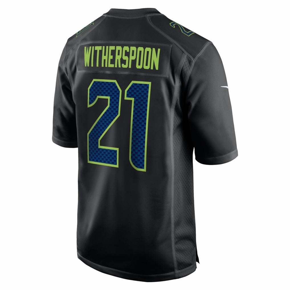 Devon Witherspoon Seattle Seahawks Super Bowl LX Patch Carbon Fashion Game Jersey - Black | Nike sale