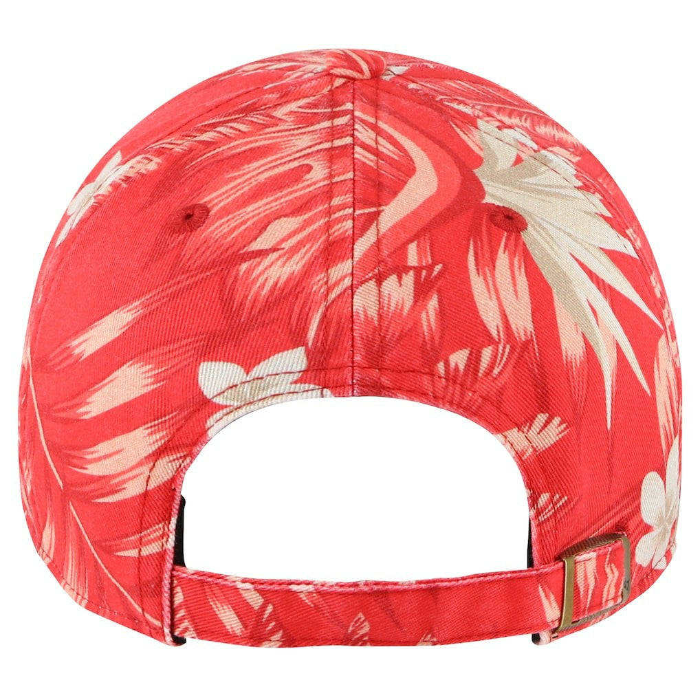 Chicago Bulls '47 Tropicalia Floral Clean Up Adjustable Hat - Red | 47 brand shop