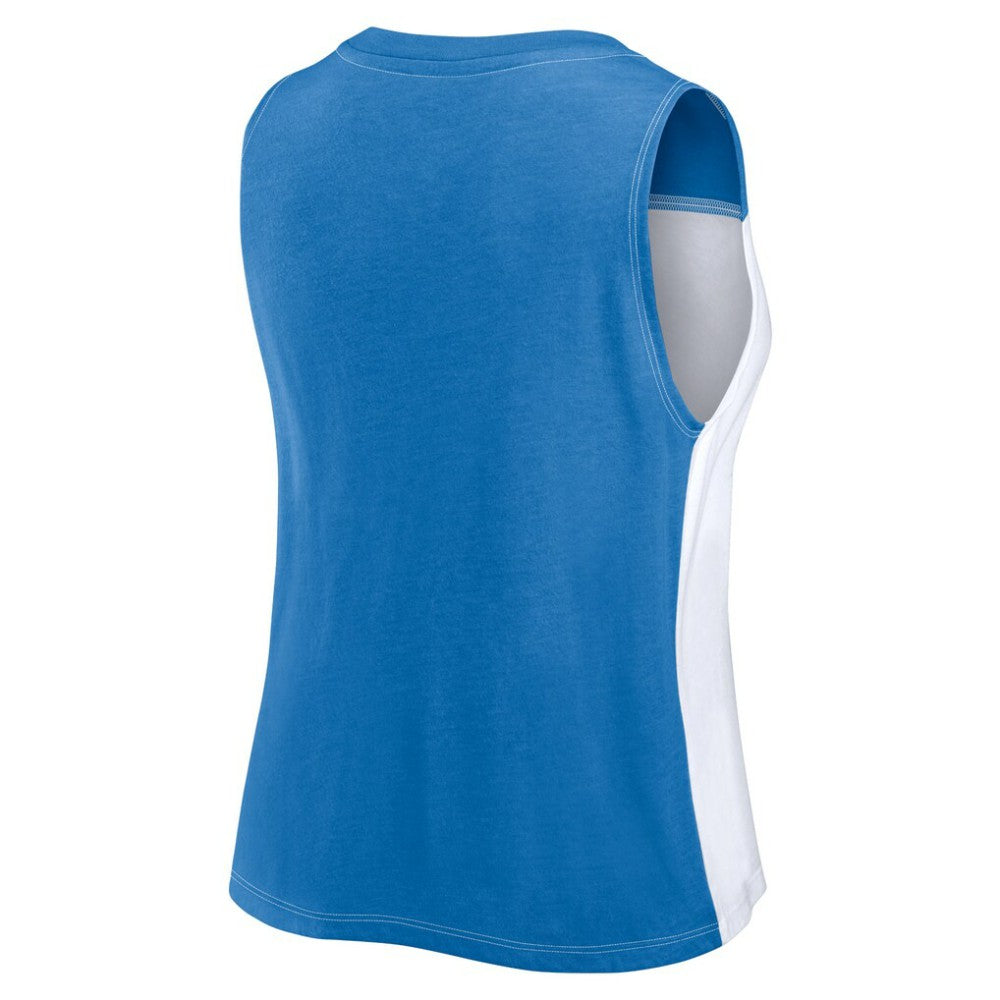 Chicago Cubs Women's Color-Block Tank Top - Royal/White