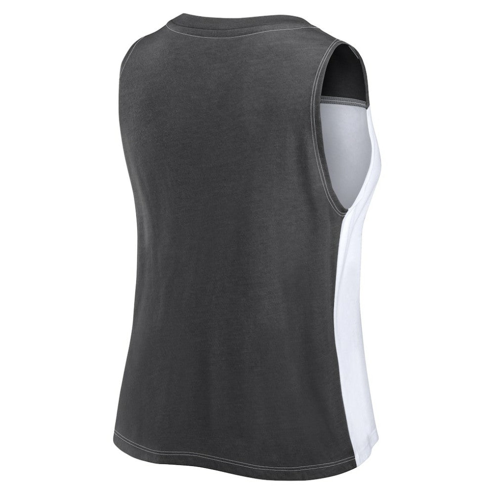 Chicago White Sox Women's Color-Block Tank Top - Black/White