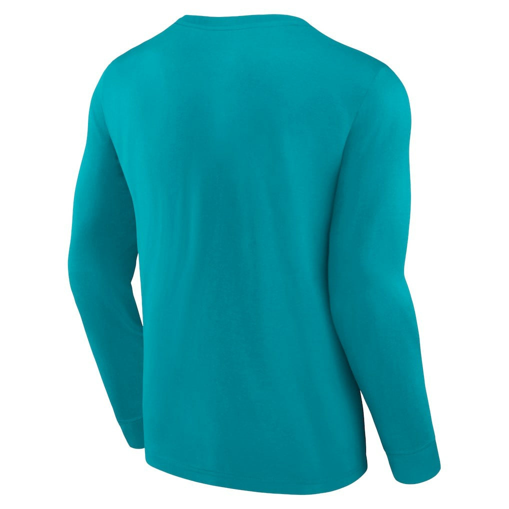 Charlotte Hornets Baseline Long Sleeve T-Shirt - Teal | Fanatics discount