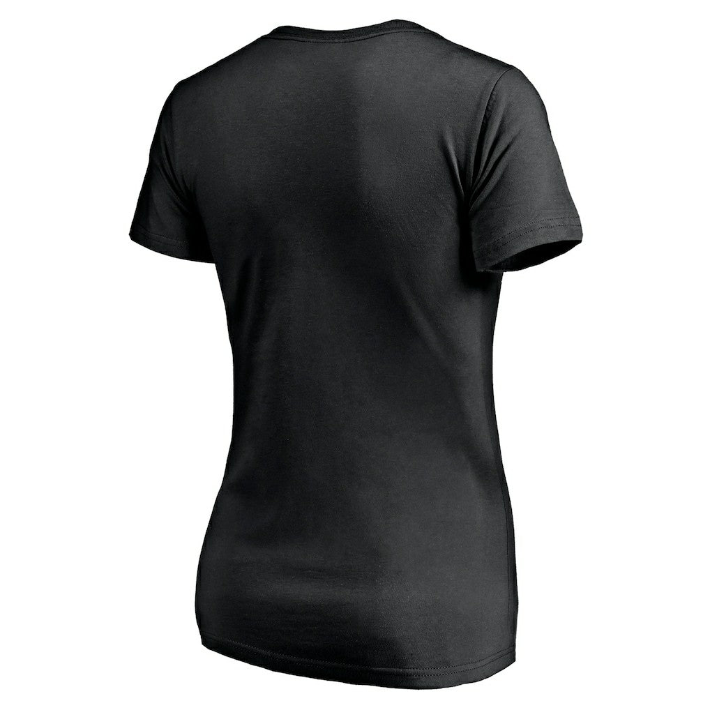 Brooklyn Nets Women's Mascot In Bounds V-Neck T-Shirt - Black cheap
