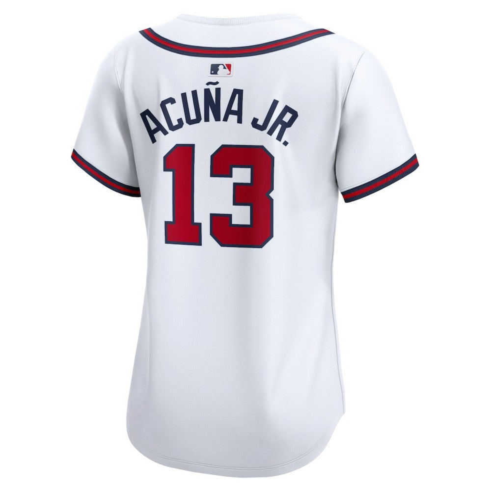 Ronald Acuna Atlanta Braves Women's Home Limited Player Jersey - White | Nike