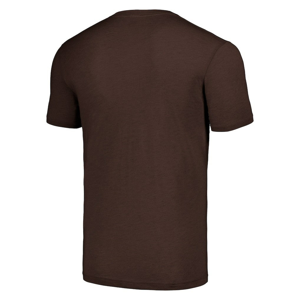 Cleveland Browns Homage Unisex The NFL ASL Collection by Love Sign Tri-Blend T-Shirt - Brown for sale
