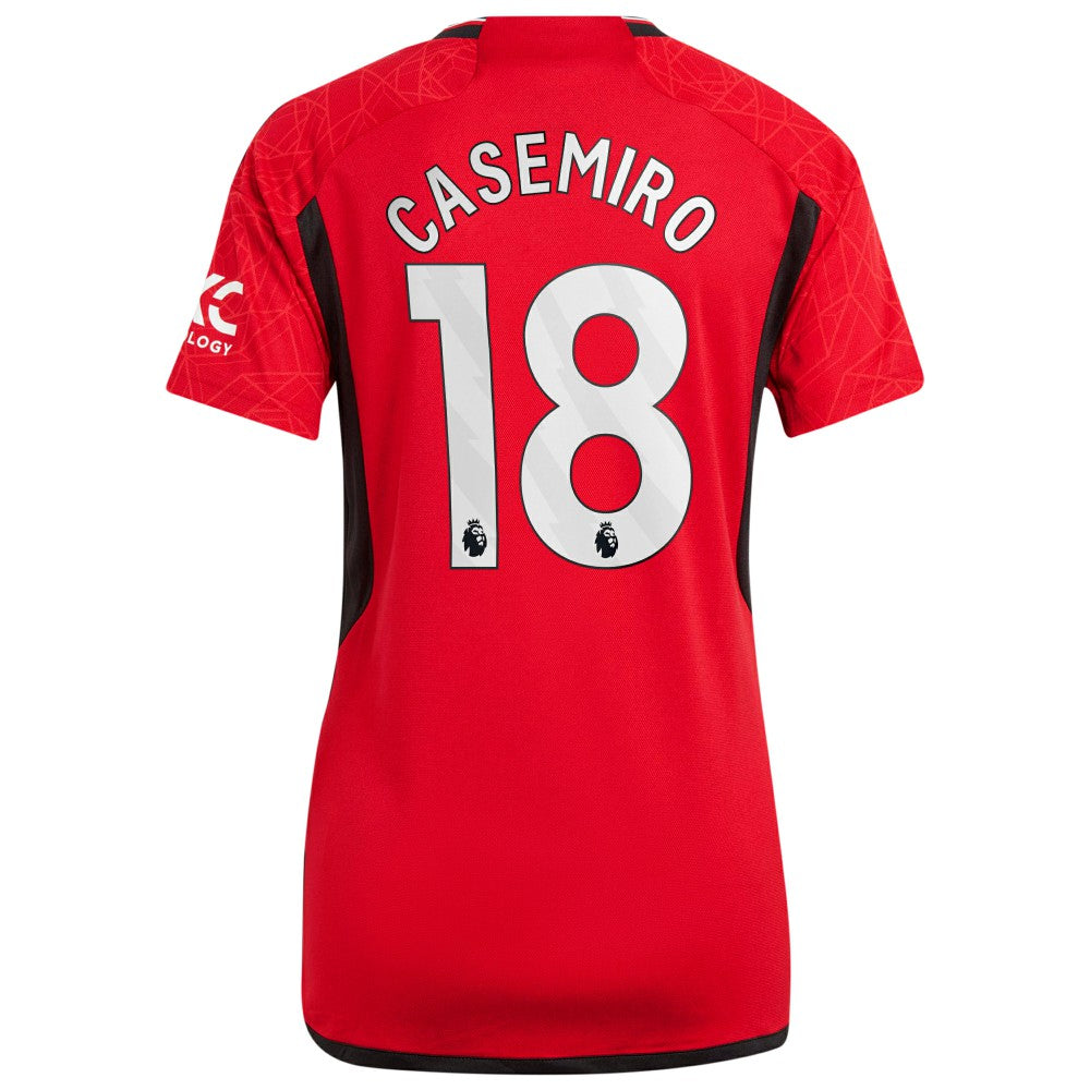 Casemiro Manchester United Women's 2023/24 Home Replica Player Jersey - Red | Adidas cheap