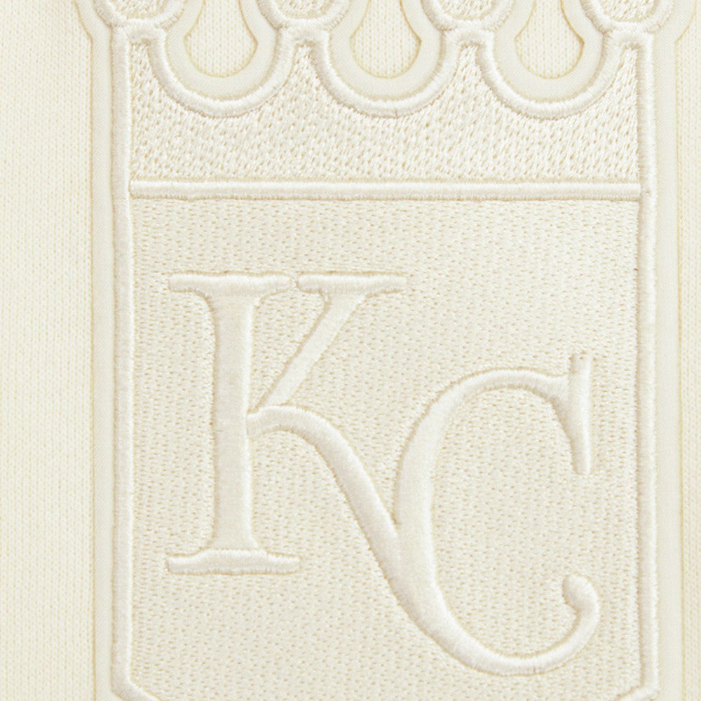 Kansas City Royals Pro Standard Neutral Fleece Shorts - Cream