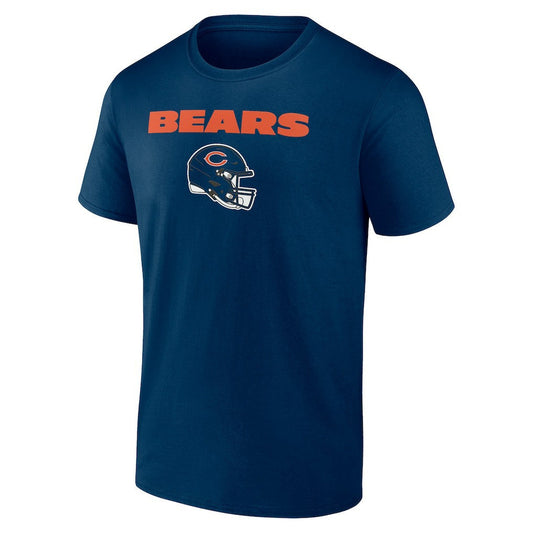 Chicago Bears Personalized Name & Number Team Wordmark T-Shirt - Navy outlet