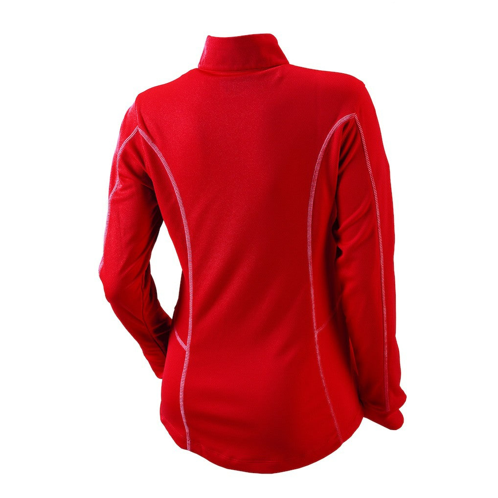 New Orleans Pelicans Women's Omni-Wick Shotgun Quarter-Zip Pullover Top - Red | Columbia discount