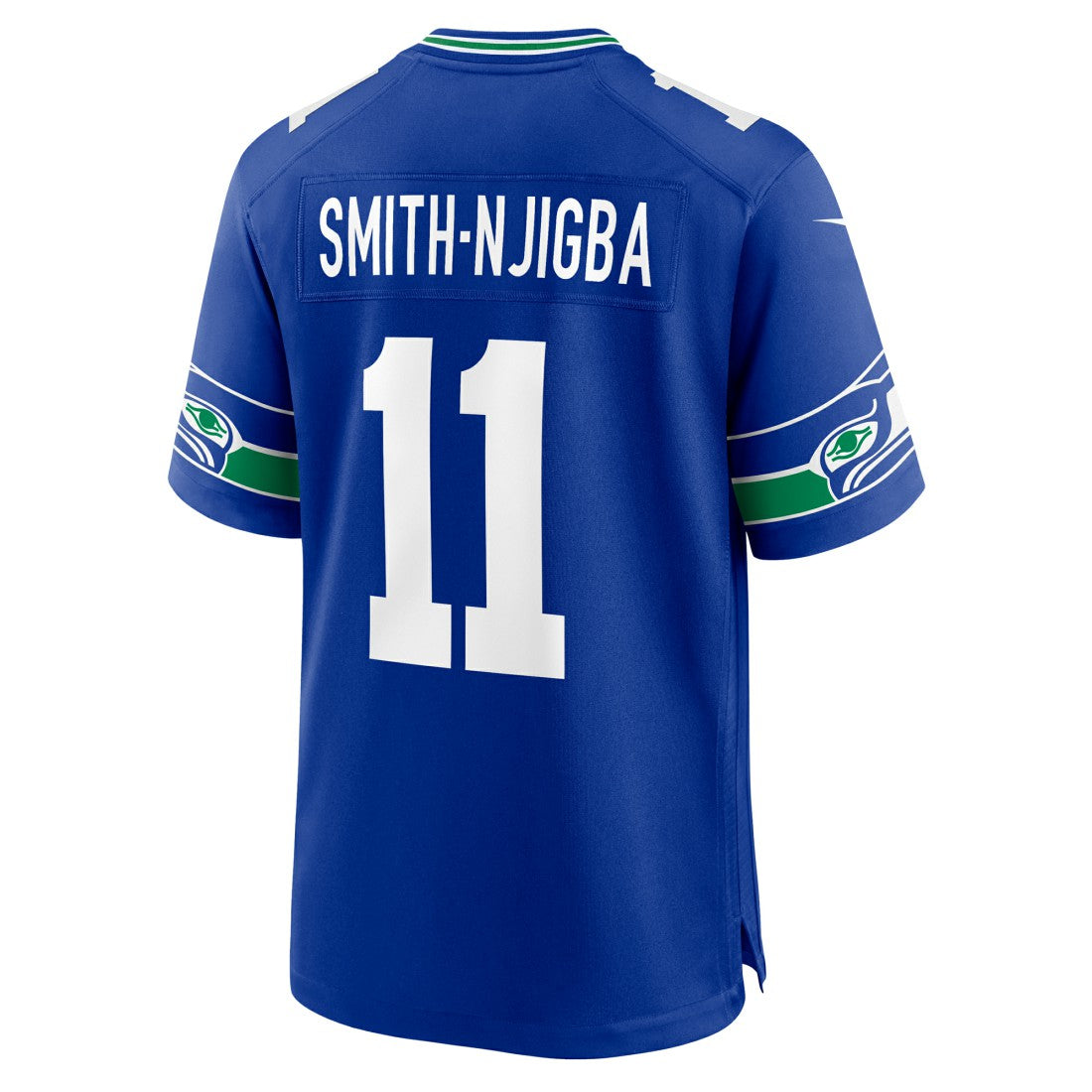 Jaxon Smith-Njigba Seattle Seahawks Throwback Player Game Jersey - Royal | Nike on sale
