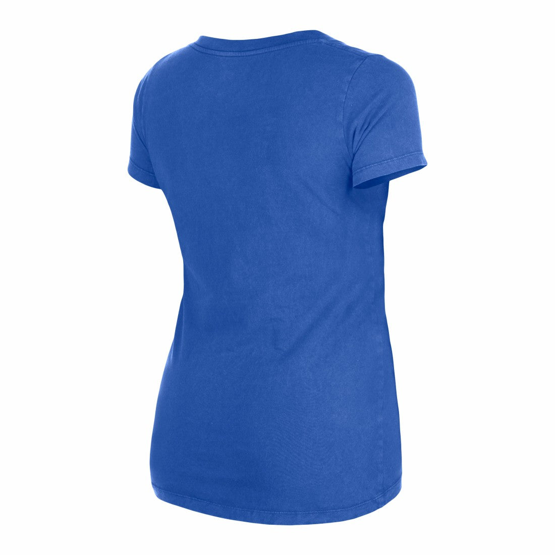 Seattle Seahawks New Era Women's Enzyme Wash Low V-Neck T-Shirt - Royal cheap