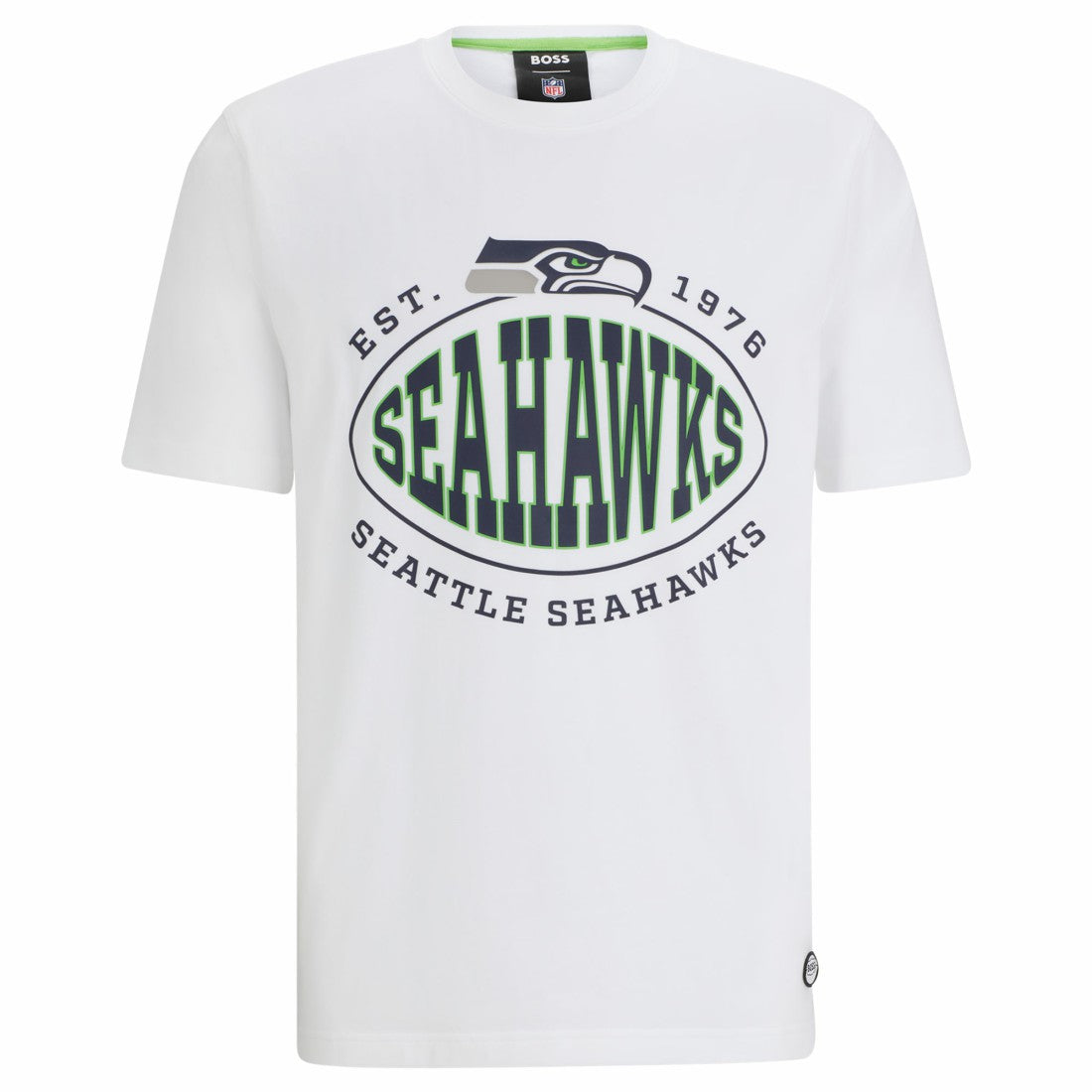 Seattle Seahawks BOSS X NFL Trap T-Shirt - White cheap