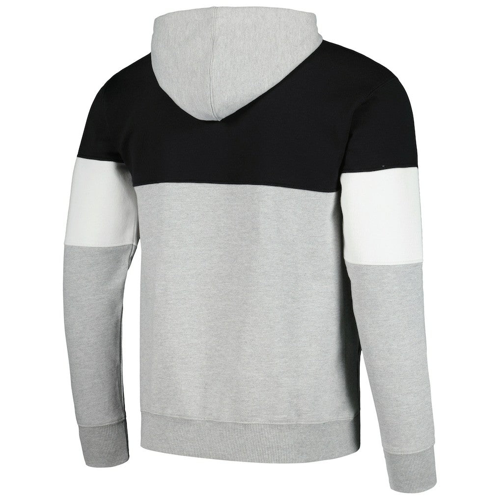 Brooklyn Nets Contrast Pieced Pullover Hoodie - Black | Fanatics outlet