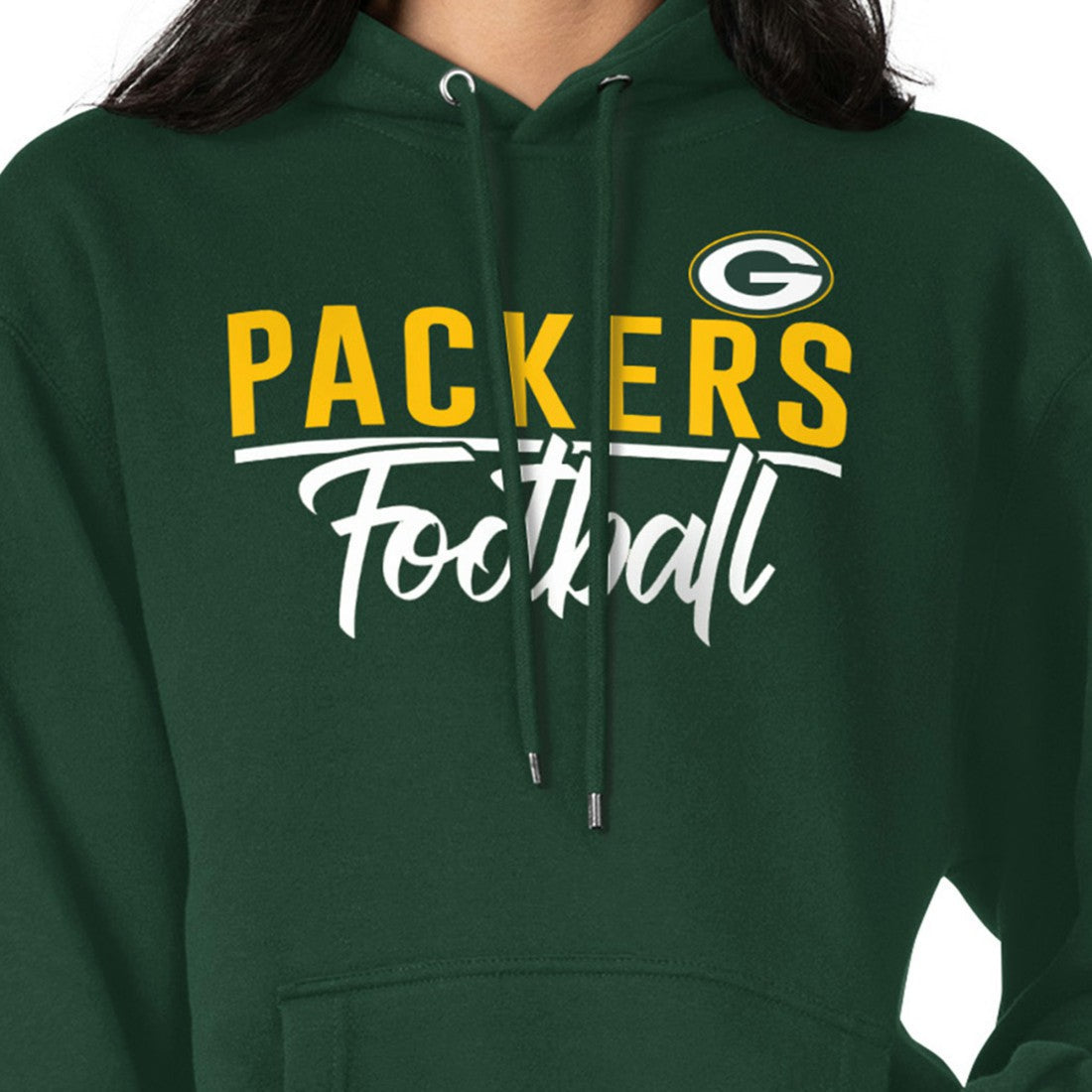 Green Bay Packers G-III 4Her by Carl Banks Women's Graphic Fleece Pullover Hoodie - Green cheap
