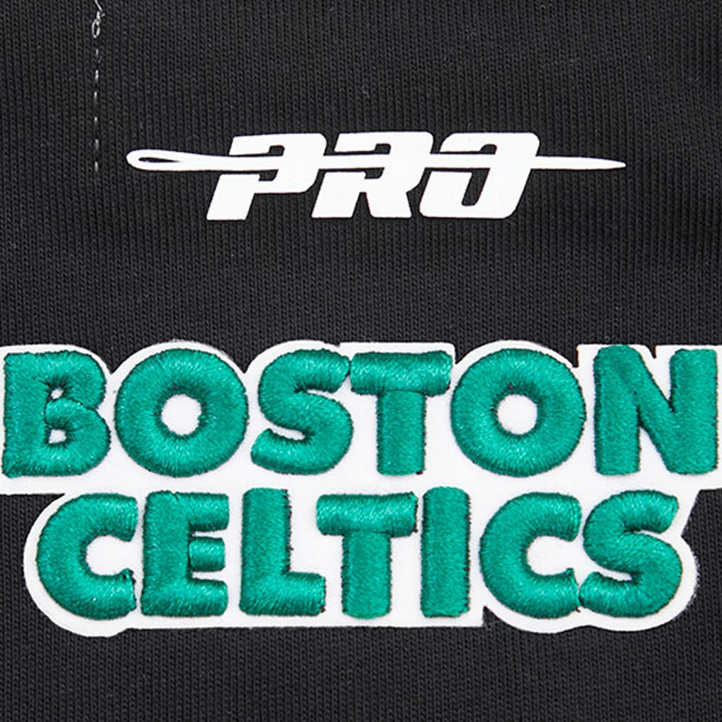 Boston Celtics Pro Standard Women's Script Boyfriend T-Shirt - Black discount