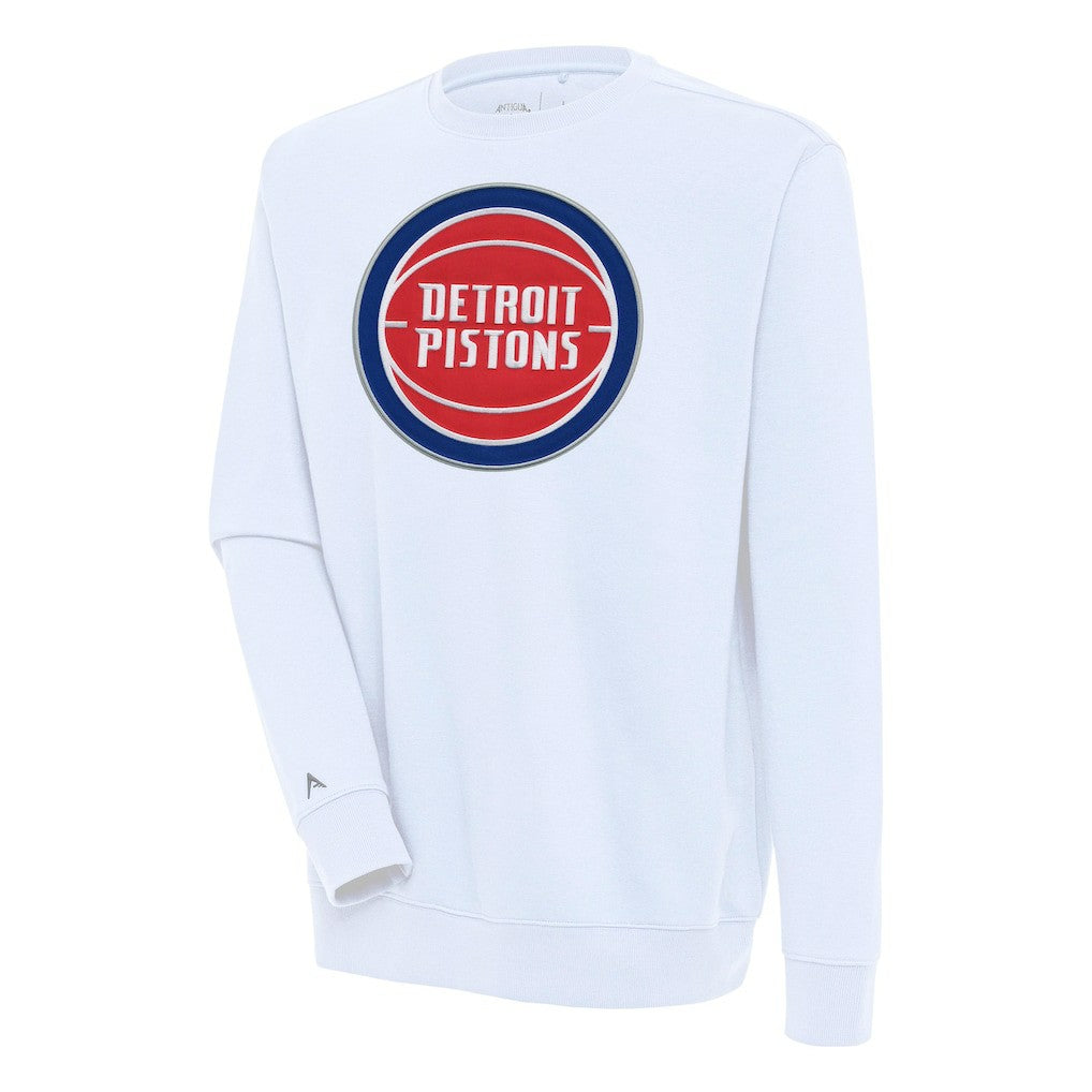 Detroit Pistons Antigua Victory Pullover Sweatshirt sale - White shop
