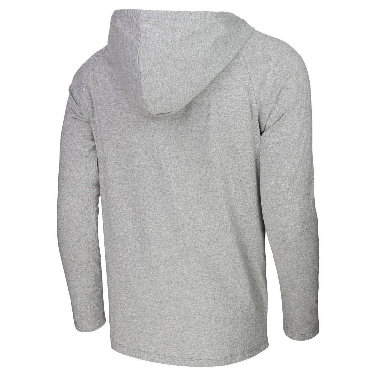 Los Angeles Lakers Stadium Essentials Atrium Raglan Long Sleeve Hoodie T-Shirt - Heather Gray outlet
