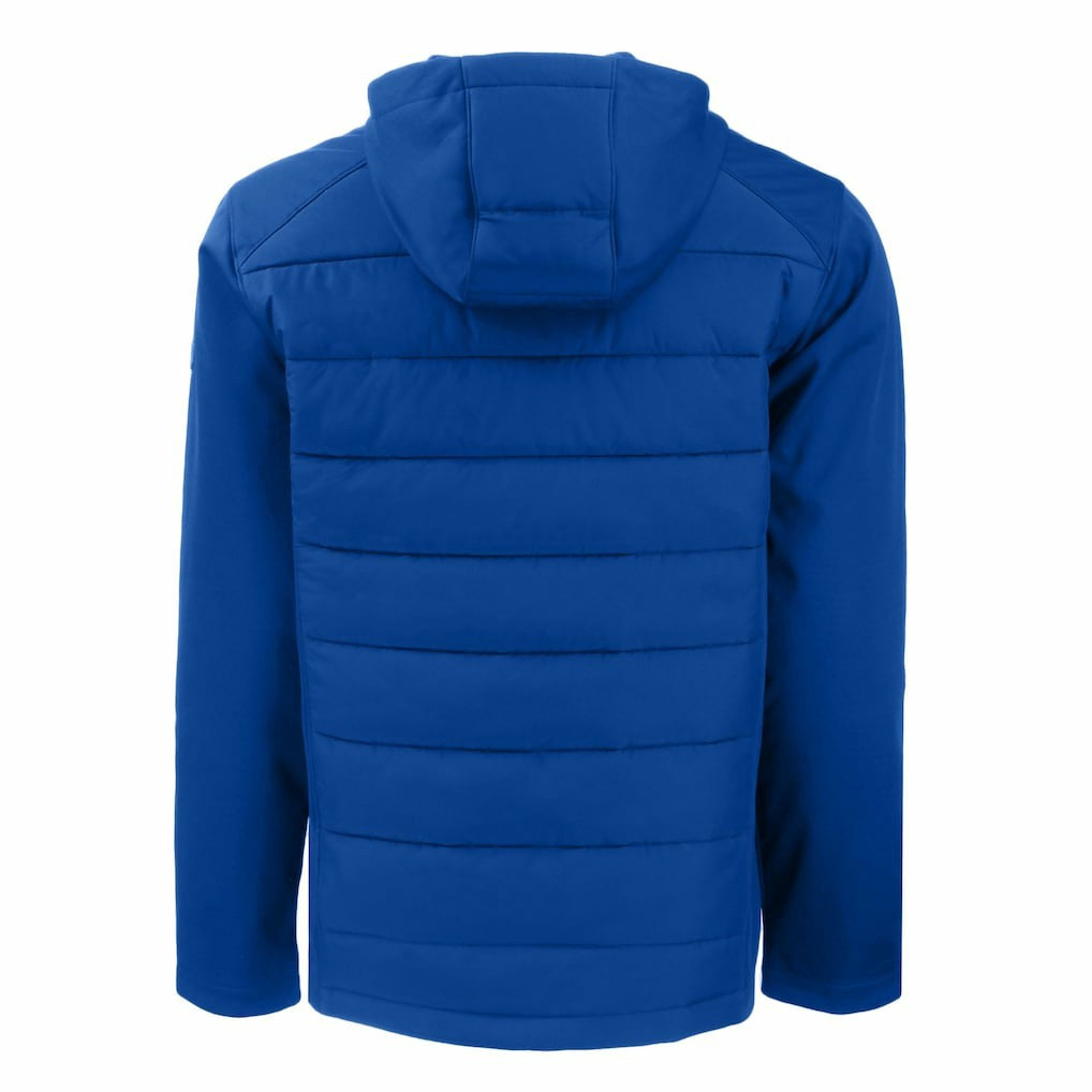 Buffalo Bills Cutter & Buck Throwback Evoke Hybrid Eco Softshell Recycled Full-Zip Hoodie Jacket - Royal outlet