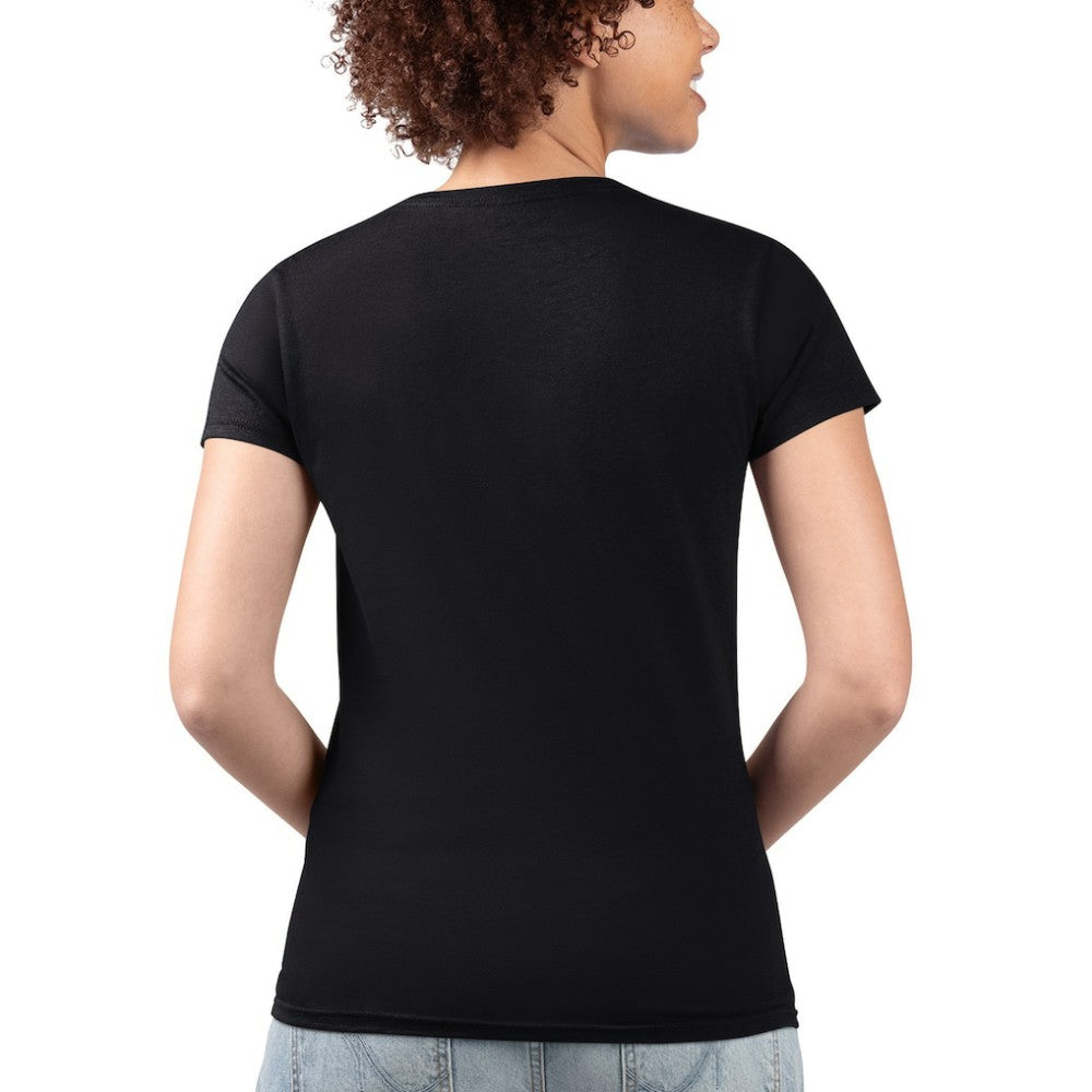 Arizona Diamondbacks G-III 4Her by Carl Banks Women's Super-Slim Fit Lightweight City Graphic V-Neck T-Shirt - Black