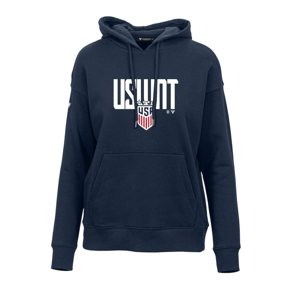 USWNT Levelwear Women's Adorn Mascot Pullover Hoodie - Navy outlet