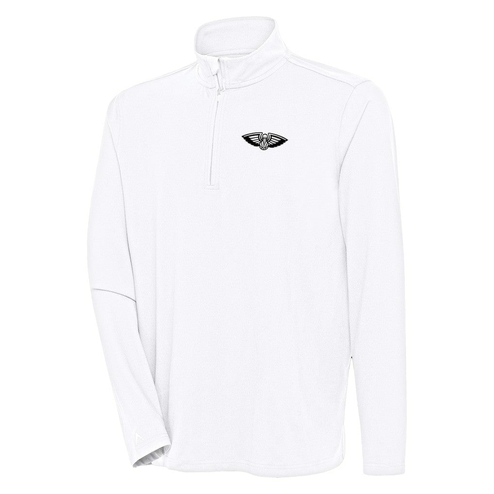 New Orleans Pelicans Antigua Hunk Quarter-Zip Top - White online