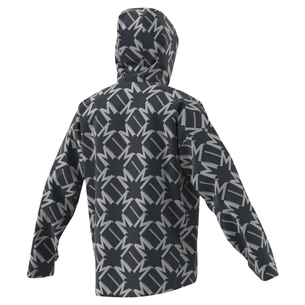 Manchester United 2024/25 Half-Zip Hoodie Windbreaker Jacket - Charcoal | Adidas outlet
