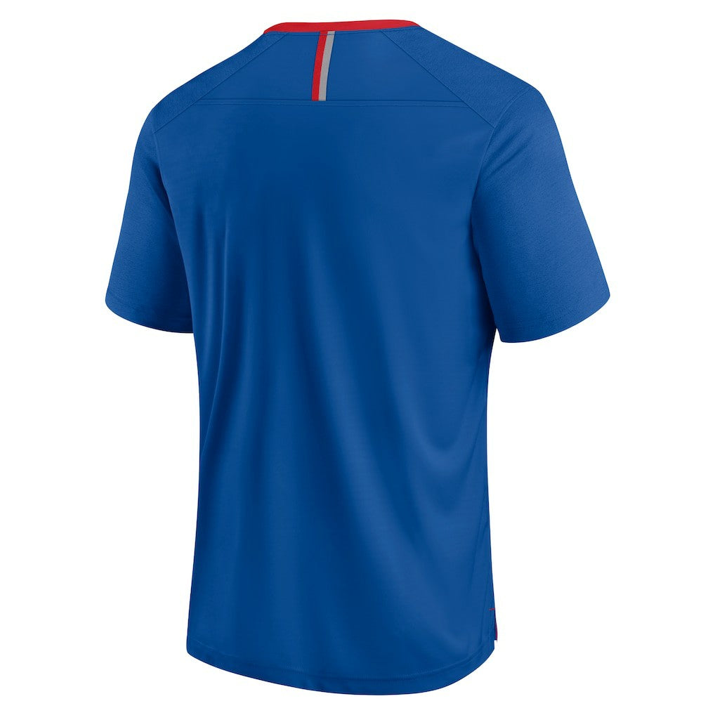 Buffalo Bills Defender Fade Slant T-Shirt - Royal on sale