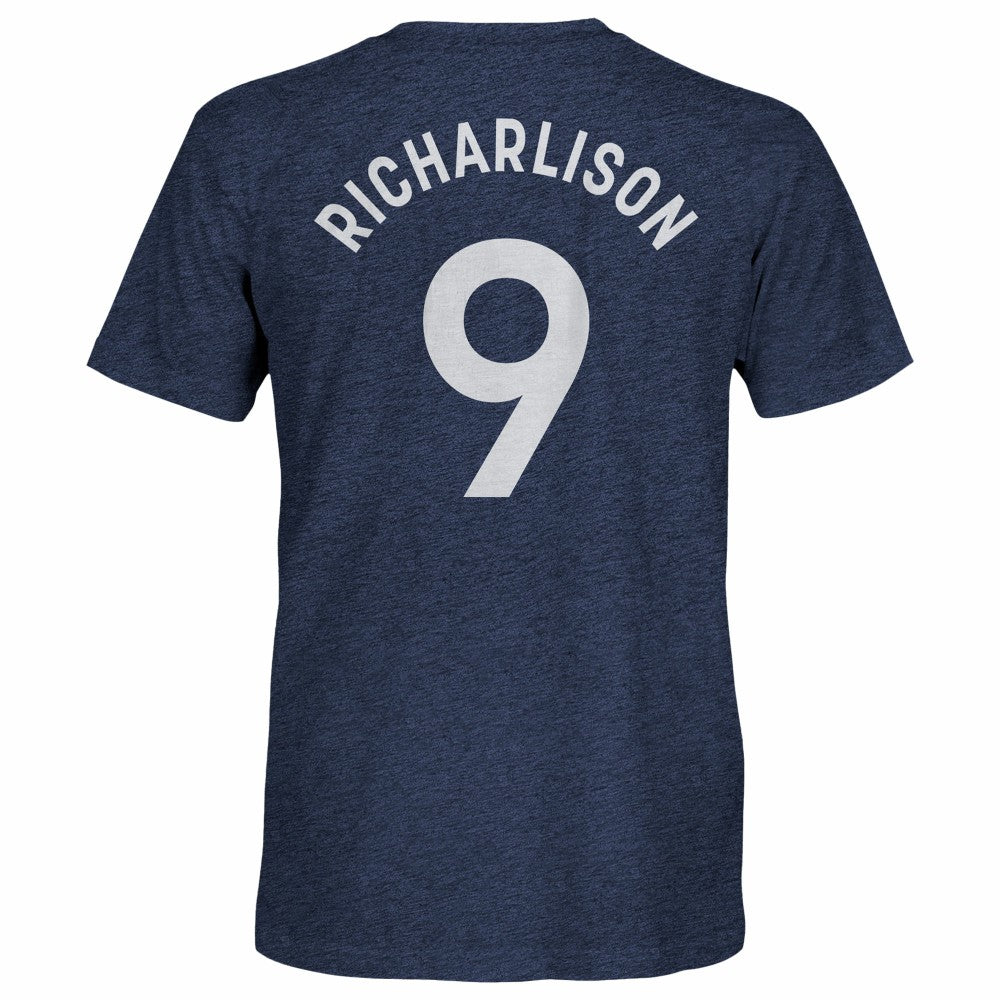 Richarlison Tottenham Hotspur 1863FC Player Name & Number Twisted Tri-Blend Slub T-Shirt - Heather Navy on sale
