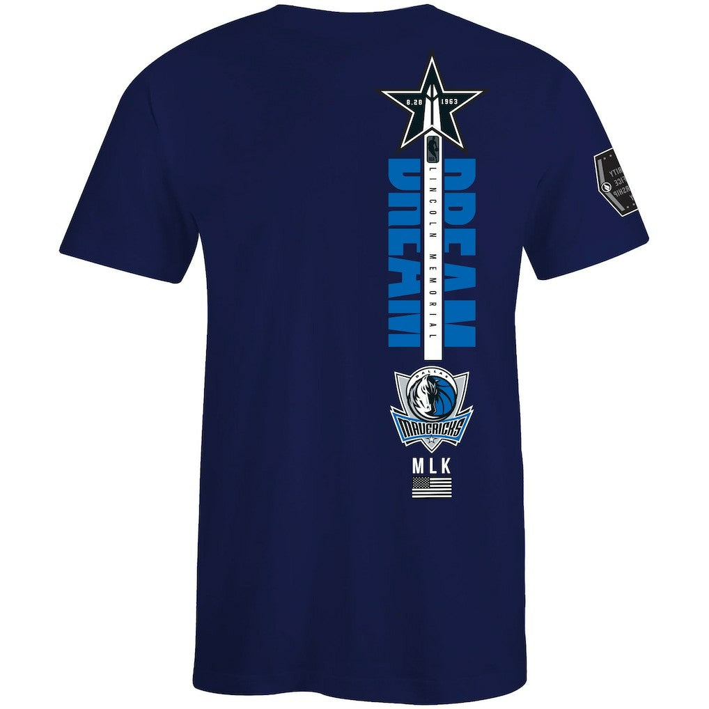 Dallas Mavericks FISLL x Black History Collection Unisex T-Shirt - Royal on sale