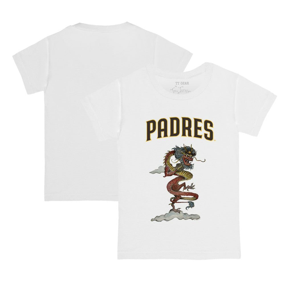 San Diego Padres Tiny Turnip Youth 2024 Year of the Dragon T-Shirt - White