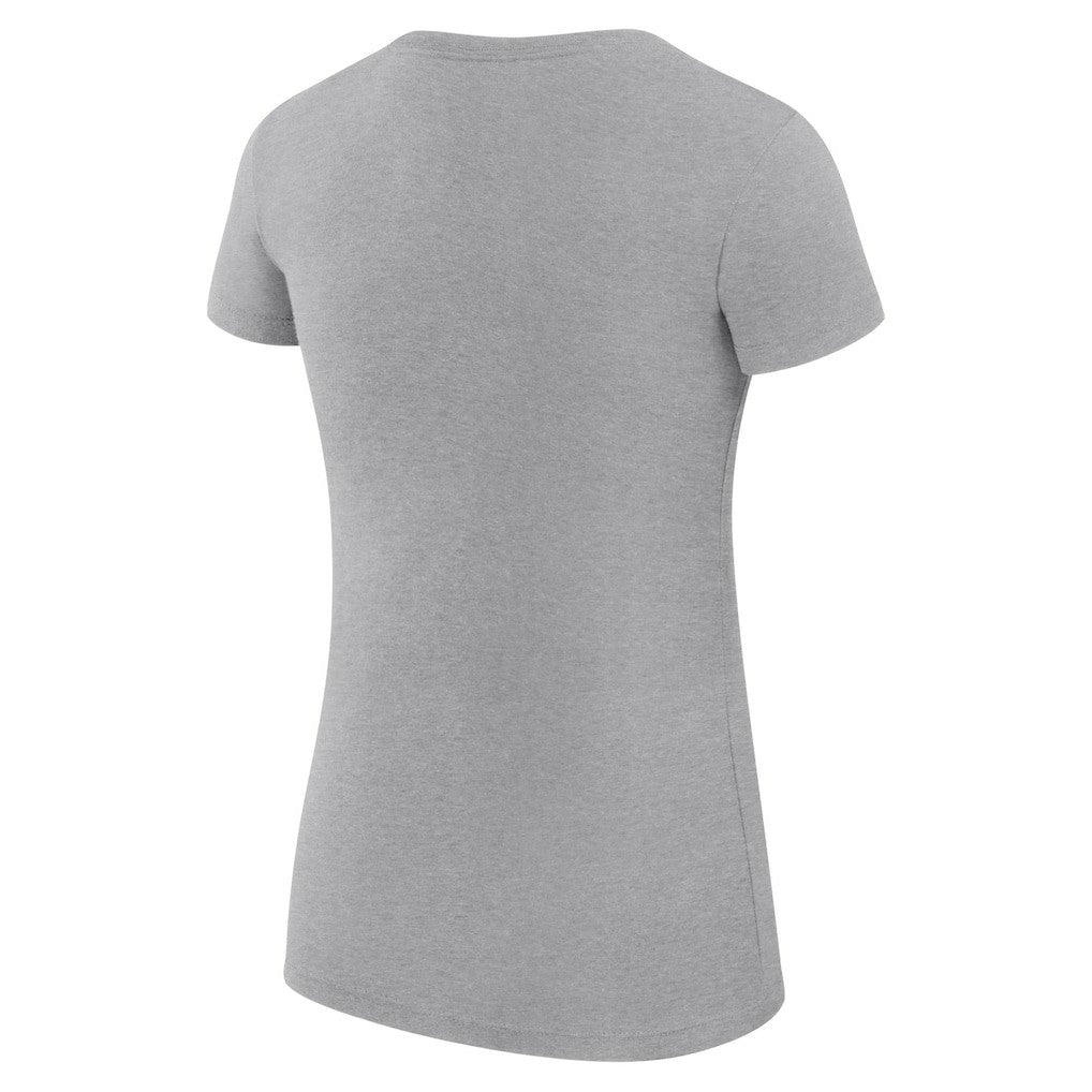 Cleveland Cavaliers G-III 4Her by Carl Banks Women's Super-Slim Fit Lightweight Large City Logo T-Shirt sale - Heather Gray outlet