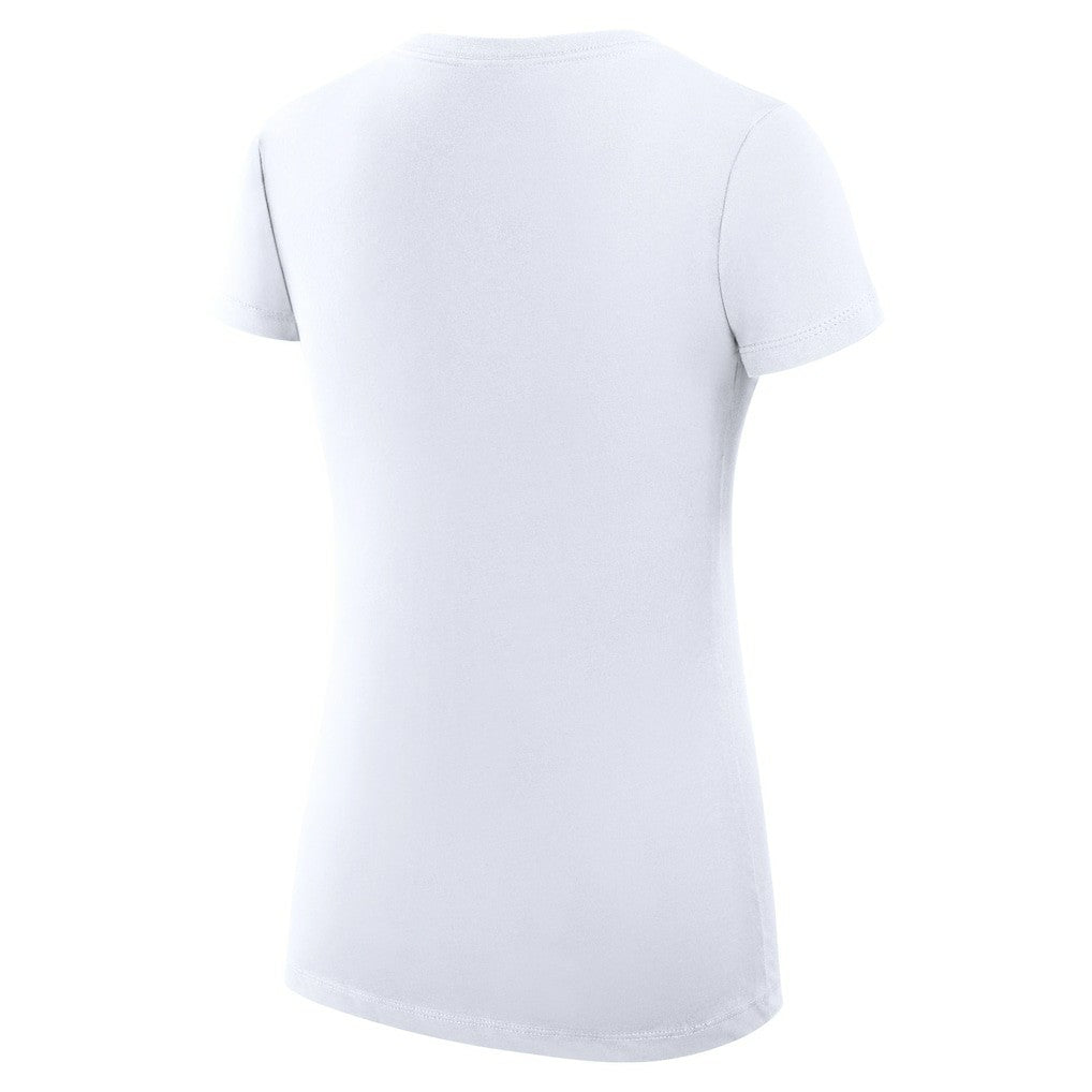Denver Nuggets G-III 4Her by Carl Banks Women's Super-Slim Fit Lightweight Large City Logo V-Neck T-Shirt sale - White online