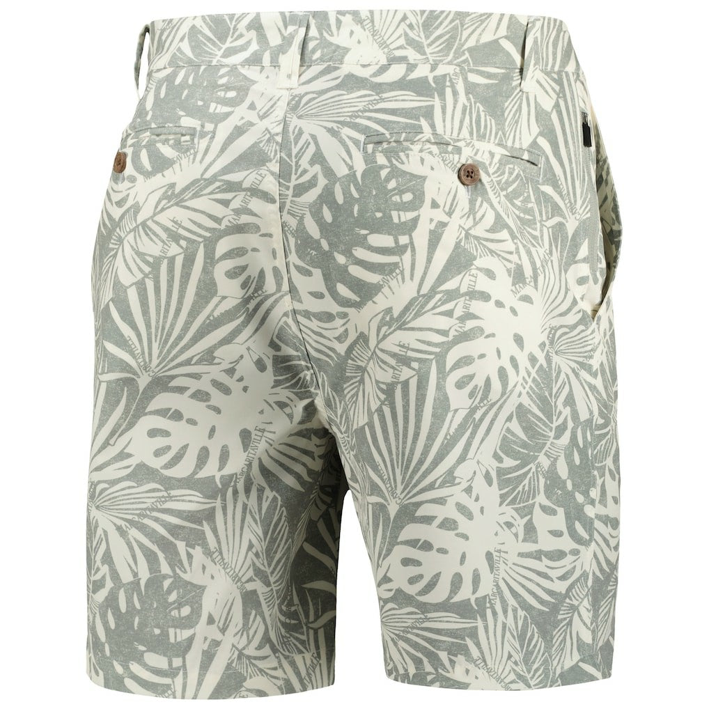 Cincinnati Bengals Margaritaville Sandwashed Monstera Print Amphib Shorts - Gray for sale