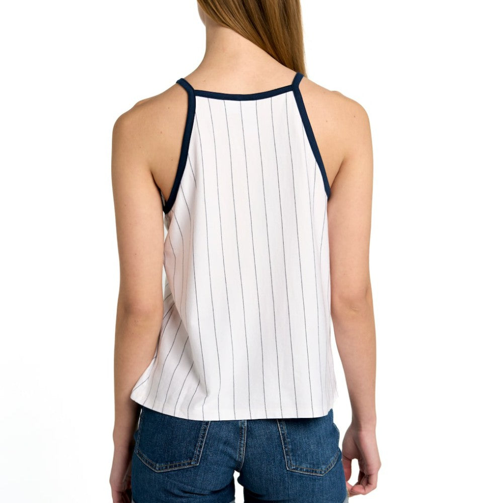 Atlanta Braves Lusso Women's Nahla Tank Top - White